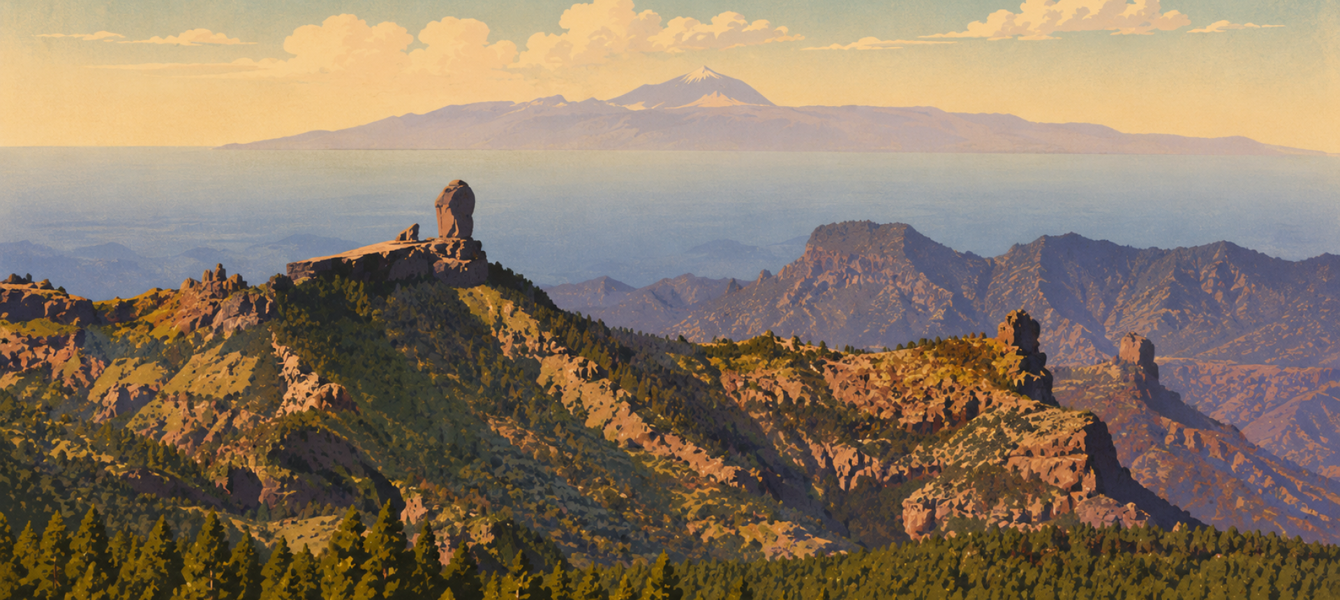 Vintage Ausflüge Gran Canaria: Roque Nublo