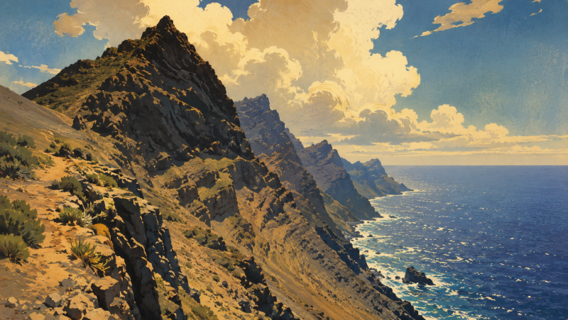 Blick vom Aussichtspunkt Mirador de Balcon Westküste Gran Canaria