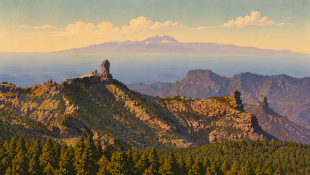 Basaltmonolith Roque Nublo, Symbol des Inselinneren von Gran Canaria