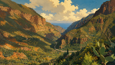 Barranco de Guayadeque auf Gran Canaria
