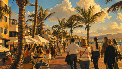 Strandpromenade Las Canteras in Las Palmas de Gran Canaria