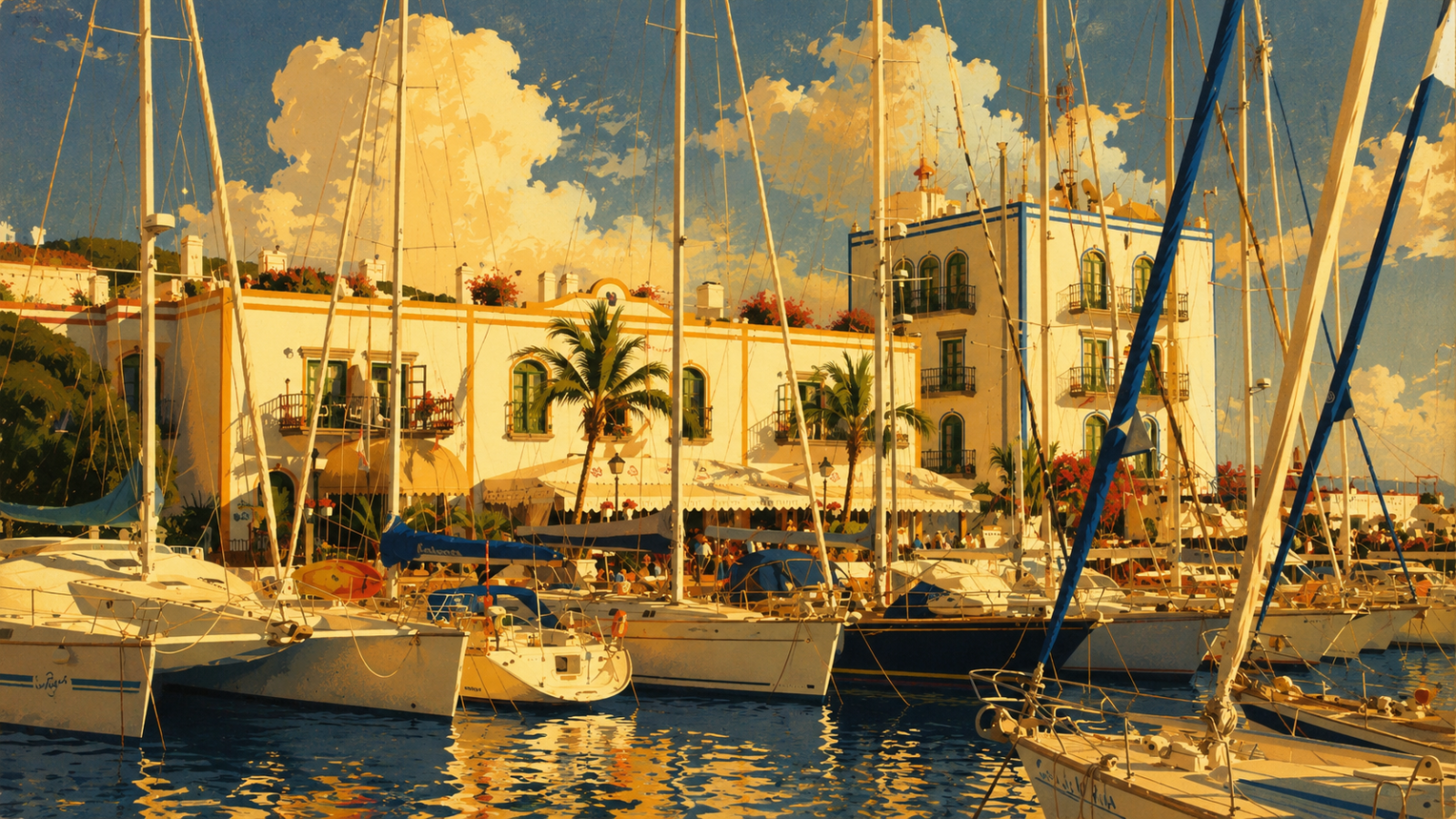 Yachthafen von Mogan: die Marina Puerto de Mogan