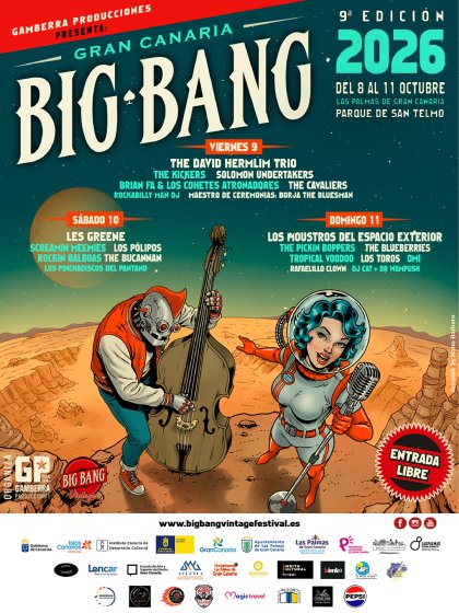 Big Bang Festival Plakat 2026 Las Palmas de Gran Canaria