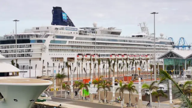 Norwegian Star in the Port of Las Palmas