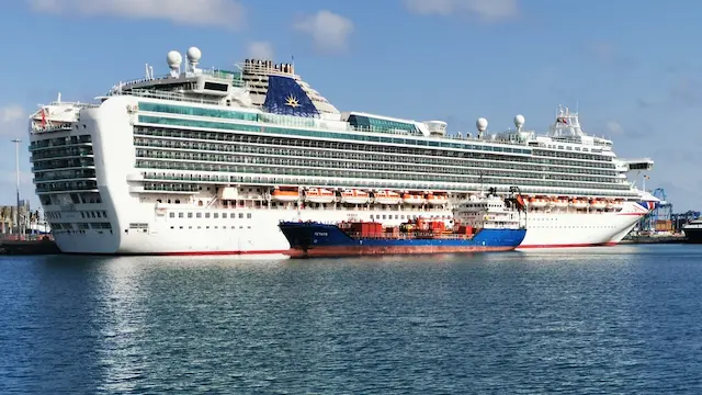 Ventura in the Port of Las Palmas