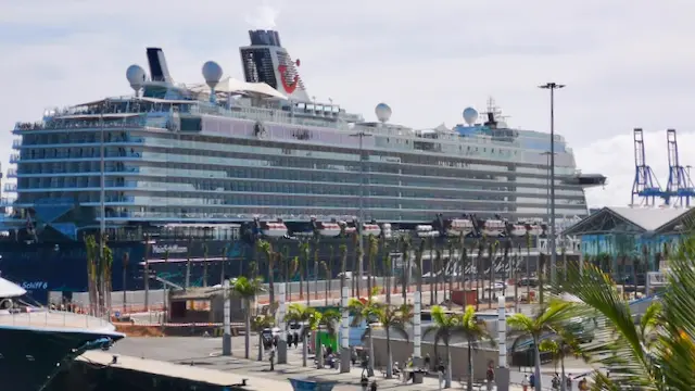 Mein Schiff 6 in the Port of Las Palmas